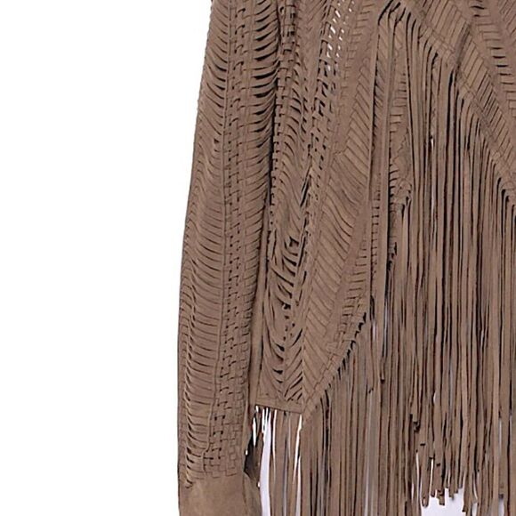 Ralph Lauren ~ Collection Made In Italy Helene Fringed Goat Suede Jacket - Picture 14 of 16